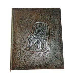 VTG Leather NoteBook Bulgaria Journal Folder Portfolio Menu Diploma Binder